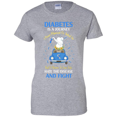 Diabetes Awareness Is A Journey T-Shirt & Hoodie | Teecentury.com