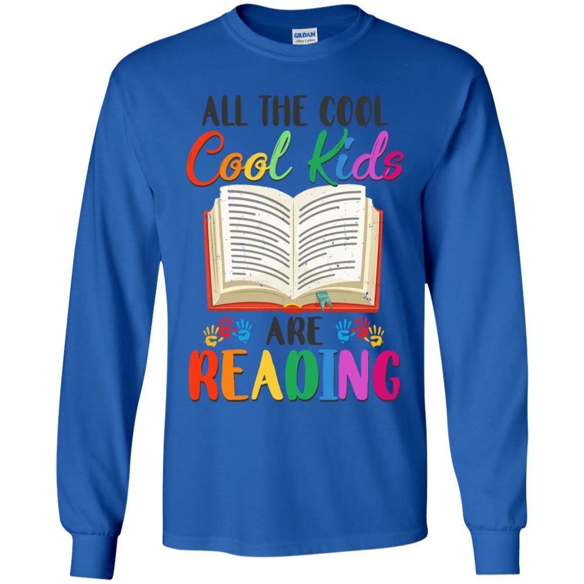 All The Cool Kids Are Reading Book Lover Gifts Youth Youth Shirt | Teecentury.com