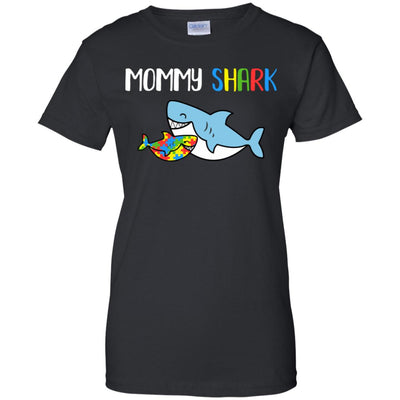 Mommy Shark Support Autism Awareness For Child T-Shirt & Hoodie | Teecentury.com