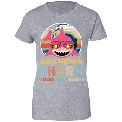 Retro Vintage Grandma Shark Doo Doo Doo T-Shirt & Hoodie | Teecentury.com