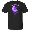 Faith Hope Love Purple Ribbon Pancreatic Cancer Awareness T-Shirt & Hoodie | Teecentury.com