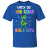 2nd Grade Here I Come Dinosaur Back To School Youth Youth Shirt | Teecentury.com