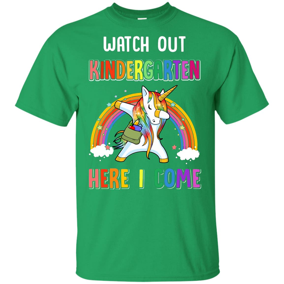 Kindergarten Here I Come Unicorn Back To School Youth Youth Shirt | Teecentury.com