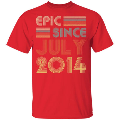 Epic Since July 2014 Vintage 8th Birthday Gifts Youth Youth Shirt | Teecentury.com