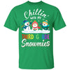 Chillin' With Third Grade Snowmies Christmas Teacher Gifts T-Shirt & Sweatshirt | Teecentury.com
