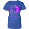 Being Strong Daisy Flower Purple Crohn's Colitis Awareness T-Shirt & Hoodie | Teecentury.com