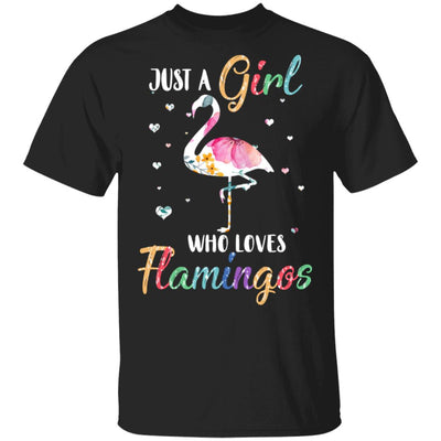 Just A Girl Who Loves Flamingos Cute Flamingo Lover T-Shirt & Hoodie | Teecentury.com