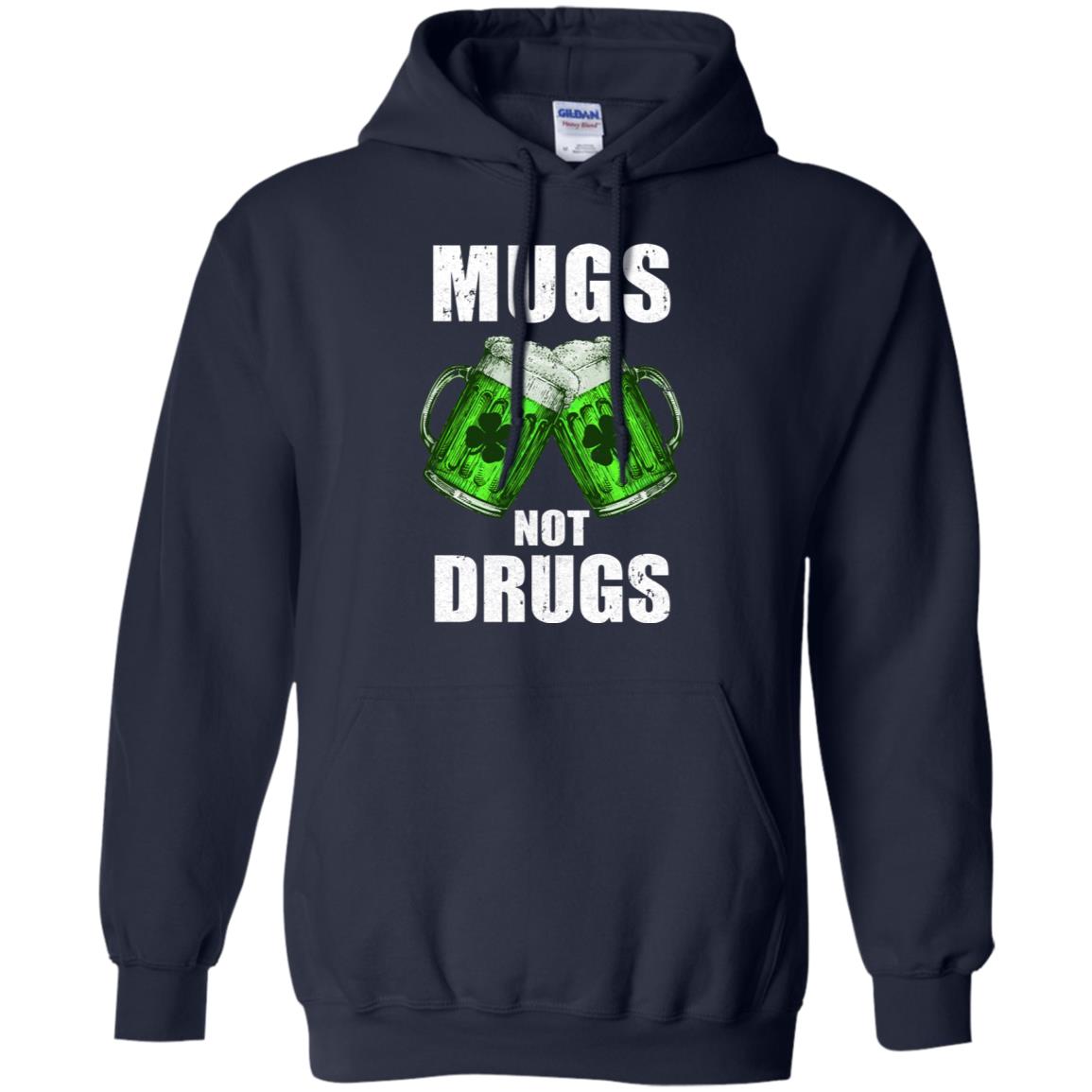 Vintage Mugs Not Drugs St Patrick Day Gift T-Shirt & Hoodie | Teecentury.com