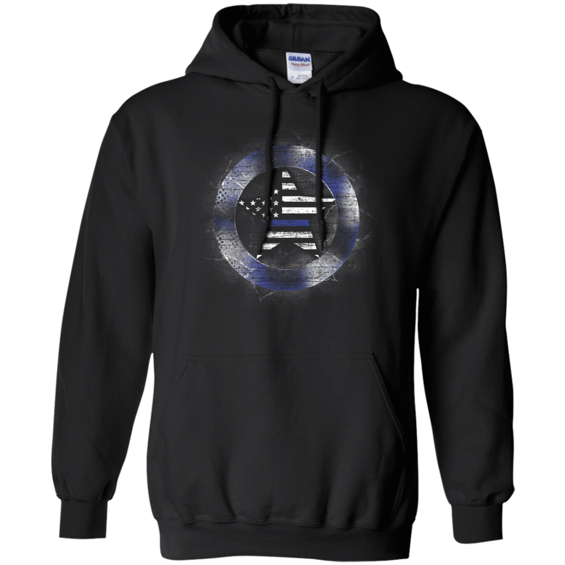Thin Blue Line Support T-Shirt & Hoodie | Teecentury.com