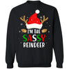 I'm The Sassy Reindeer Matching Family Christmas T-Shirt & Sweatshirt | Teecentury.com