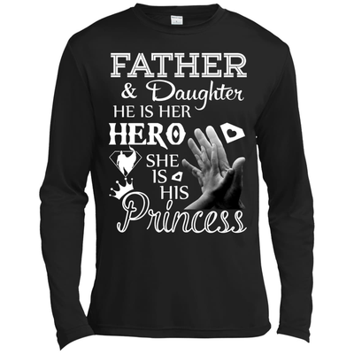 Father And Daughter He Is Her Hero T-Shirt & Hoodie | Teecentury.com