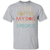 Vintage I Like Coffee My Dog Maybe 3 People Coffee T-Shirt & Hoodie | Teecentury.com