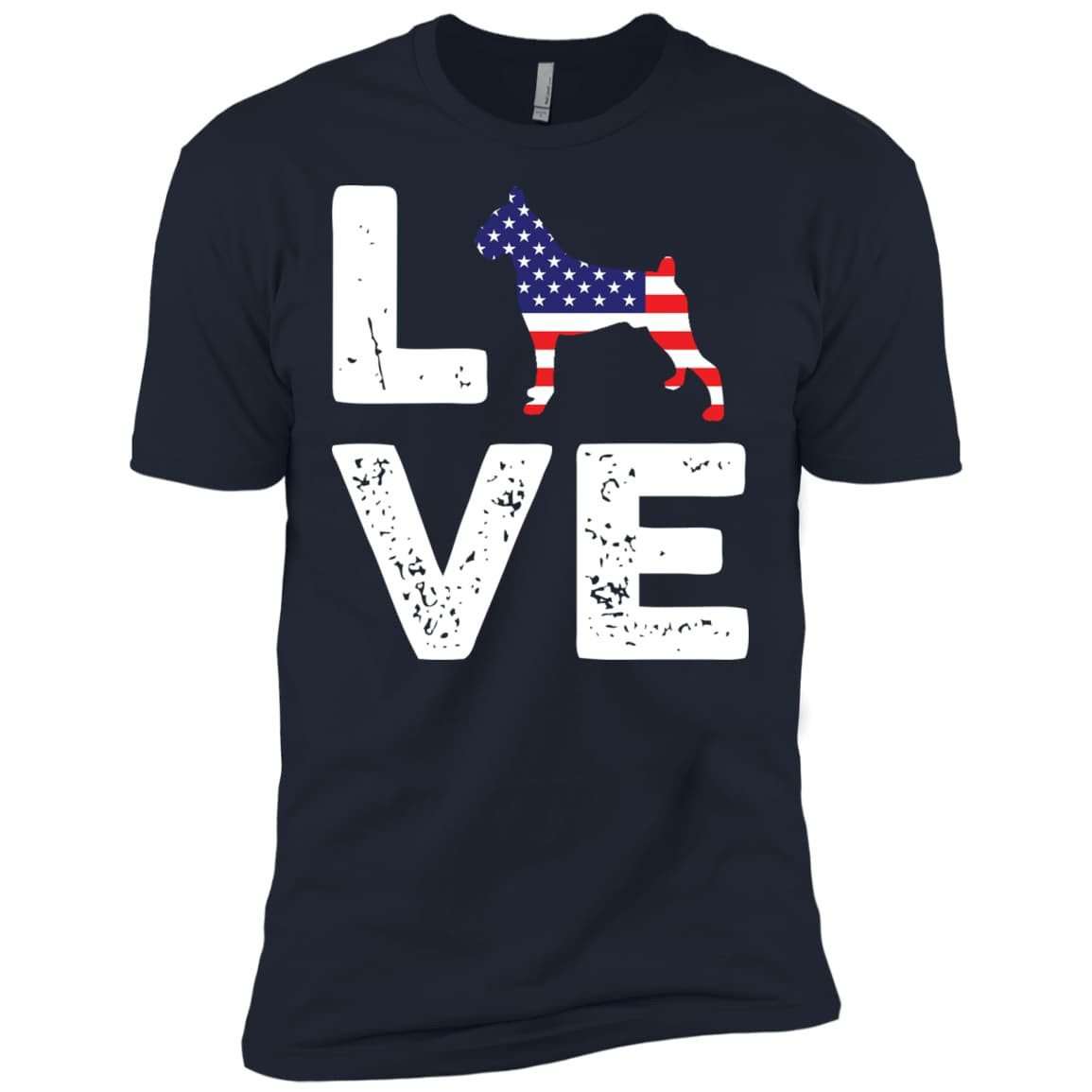 American Flag Dog Boxer Love T-Shirt & Hoodie | Teecentury.com