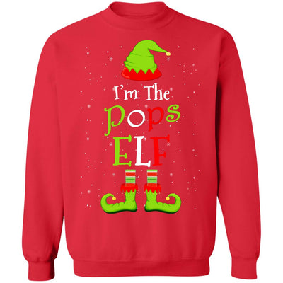 I'm The Pops Elf Family Matching Funny Christmas Group Gift T-Shirt & Sweatshirt | Teecentury.com