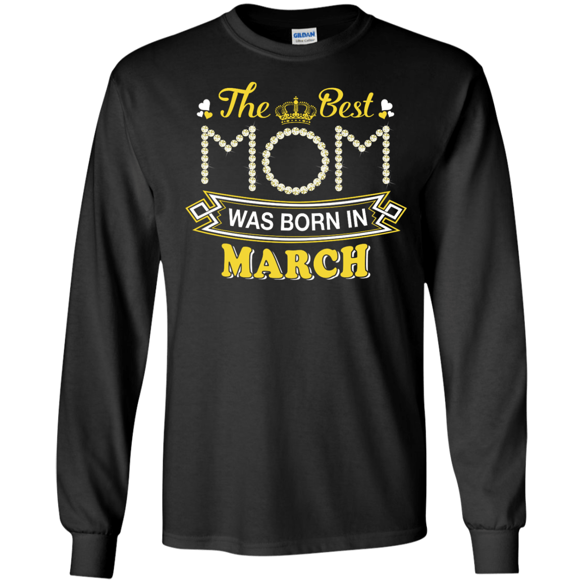 The Best Mom Was Born In March T-Shirt & Hoodie | Teecentury.com