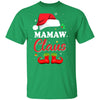 Santa Mamaw Claus Matching Family Pajamas Christmas Gifts T-Shirt & Sweatshirt | Teecentury.com