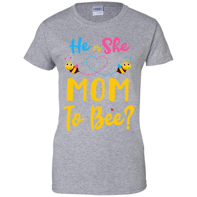 Gender Reveal Pink Or Blue What Will It Bee He Or She Mom T-Shirt & Hoodie | Teecentury.com