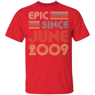 Epic Since June 2009 Vintage 13th Birthday Gifts Youth Youth Shirt | Teecentury.com