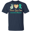 Peace Love Cure Dysautonomia Awareness T-Shirt & Hoodie | Teecentury.com