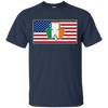 Shamrock Irish Ireland American USA Flag Gift T-Shirt & Hoodie | Teecentury.com