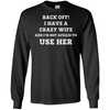 BACK OFF I HAVE A CRAZY WIFE T-Shirt & Hoodie | Teecentury.com