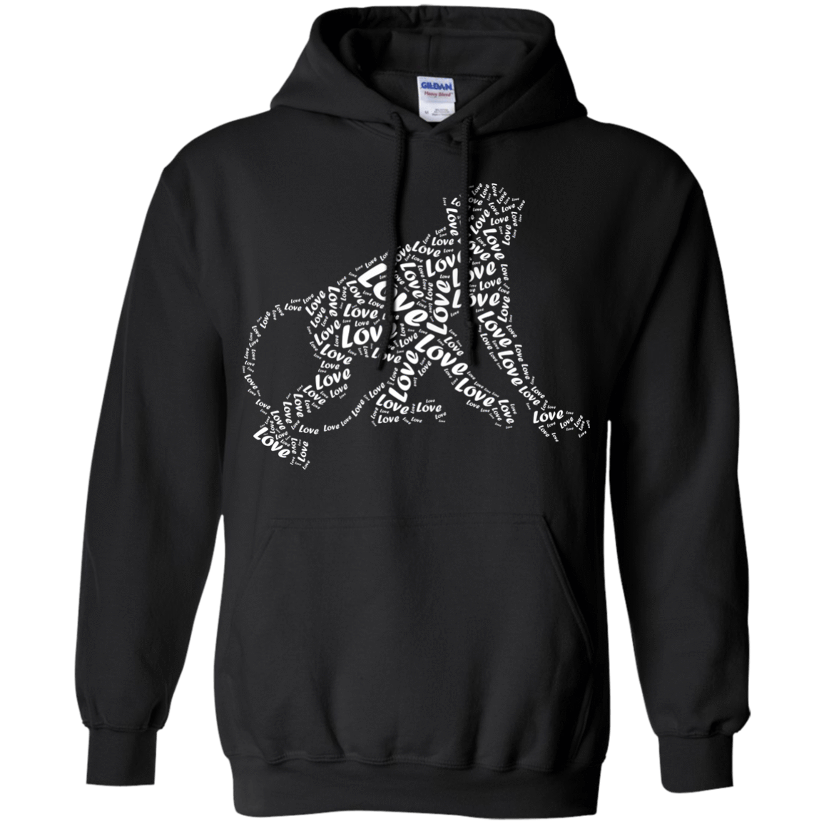 I Love Monkey T-Shirt Word Graphic Tee T-Shirt & Hoodie | Teecentury.com