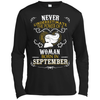A Woman Born In SEPTEMBER T-Shirt & Hoodie | Teecentury.com