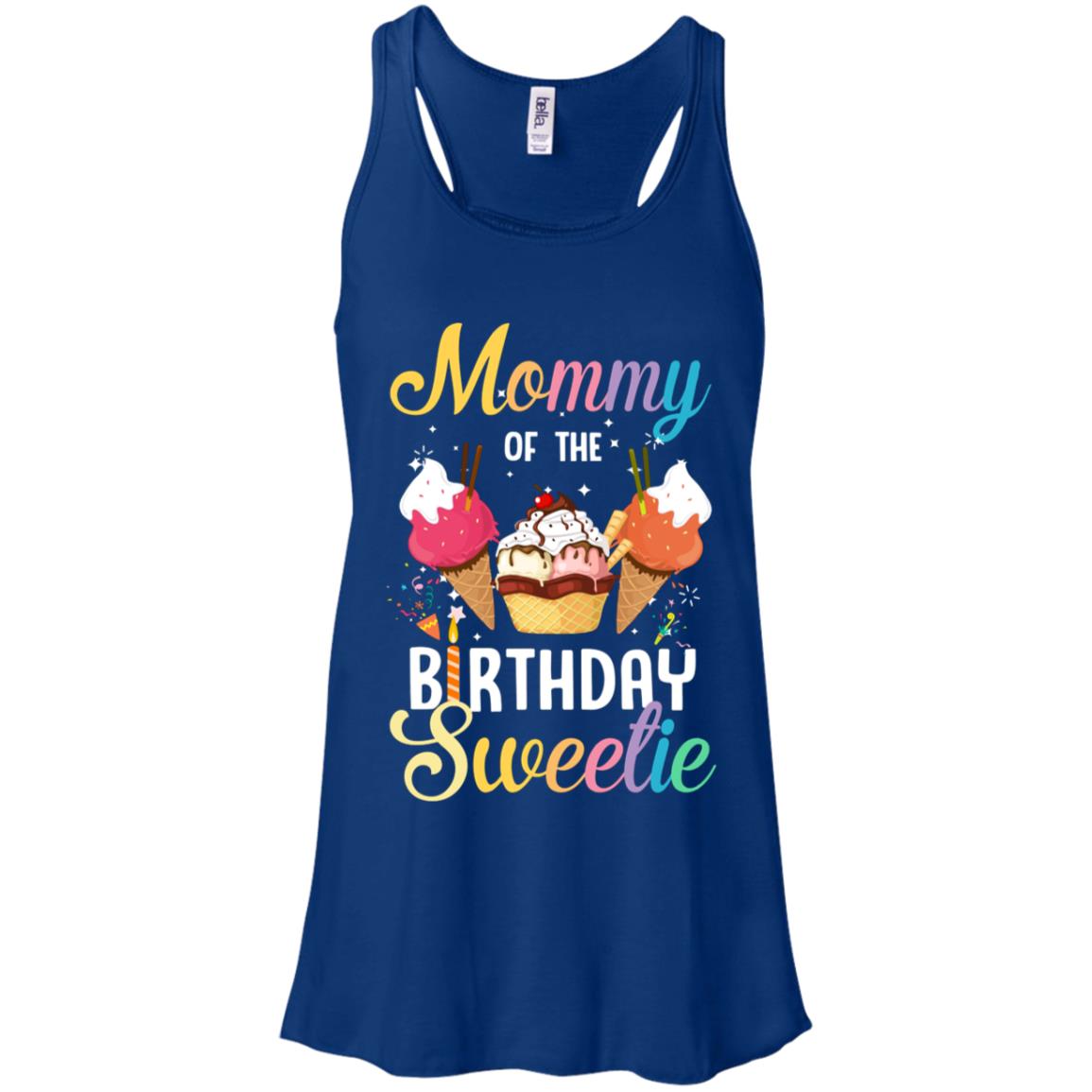 Funny Ice Cream Cones Mommy Of The Birthday Sweetie T-Shirt & Tank Top | Teecentury.com