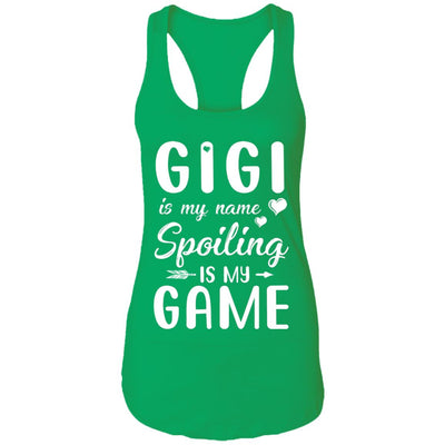 Gigi Is My Name Spoiling Is My Game Funny Mothers Day T-Shirt & Tank Top | Teecentury.com