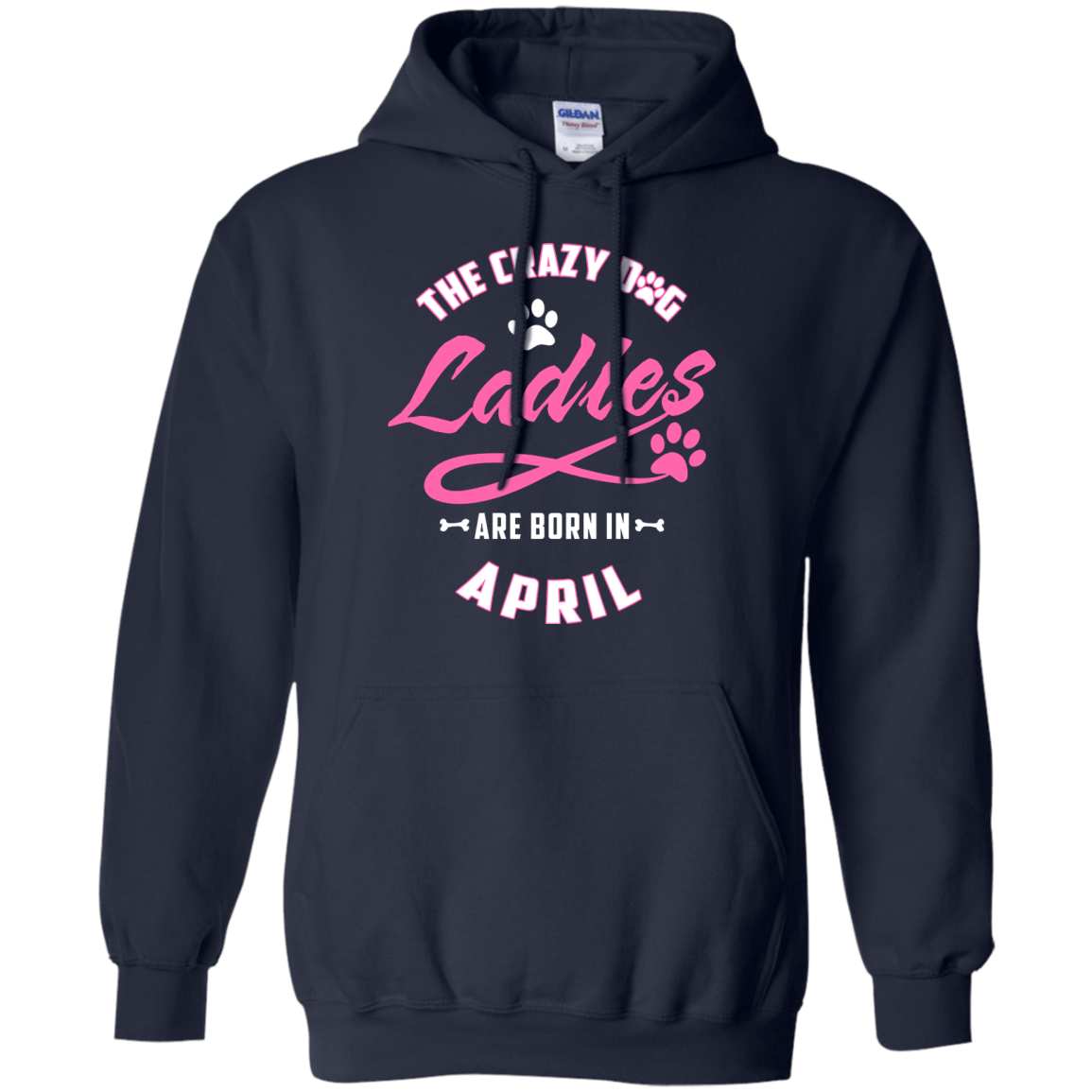 The Crazy Dog Ladies Are Born In April T-Shirt & Hoodie | Teecentury.com
