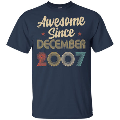 Awesome Since December 2007 Vintage 15th Birthday Gifts T-Shirt & Hoodie | Teecentury.com