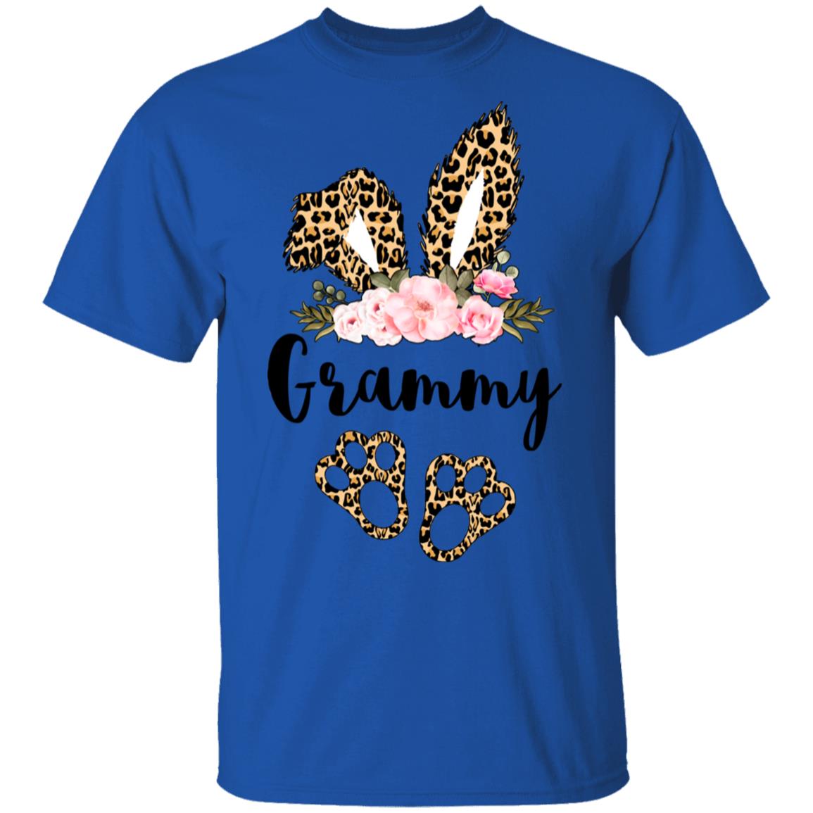 Flower Leopard Bunny Grammy Easter Day Women Gifts T-Shirt & Hoodie | Teecentury.com