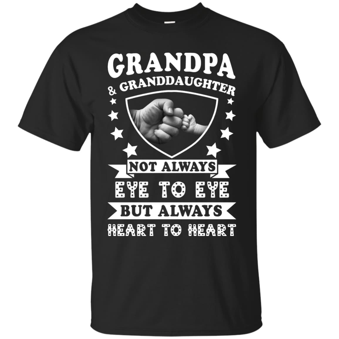 Grandpa And Granddaughter Not Always Eye To Eye T-Shirt & Hoodie | Teecentury.com