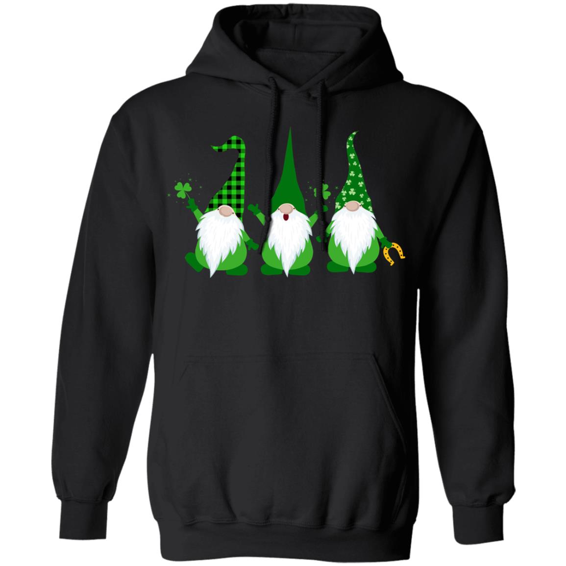 Three Gnomes Holding Shamrocks St Patricks Day Boys Girls T-Shirt & Hoodie | Teecentury.com