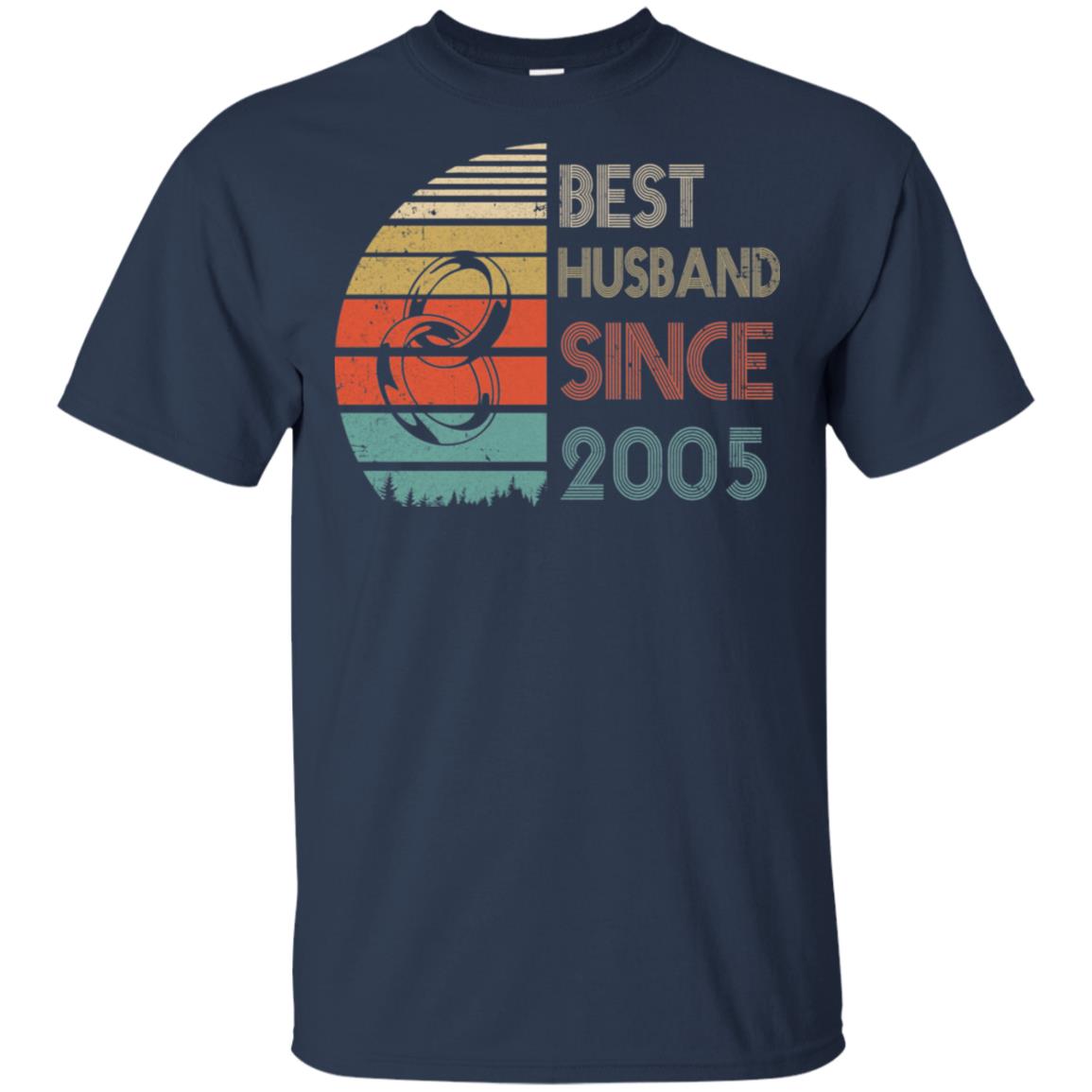 17th Wedding Anniversary Gifts Best Husband Since 2005 T-Shirt & Hoodie | Teecentury.com