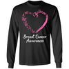 Butterfly Believe Breast Cancer Awareness Ribbon Gifts T-Shirt & Hoodie | Teecentury.com