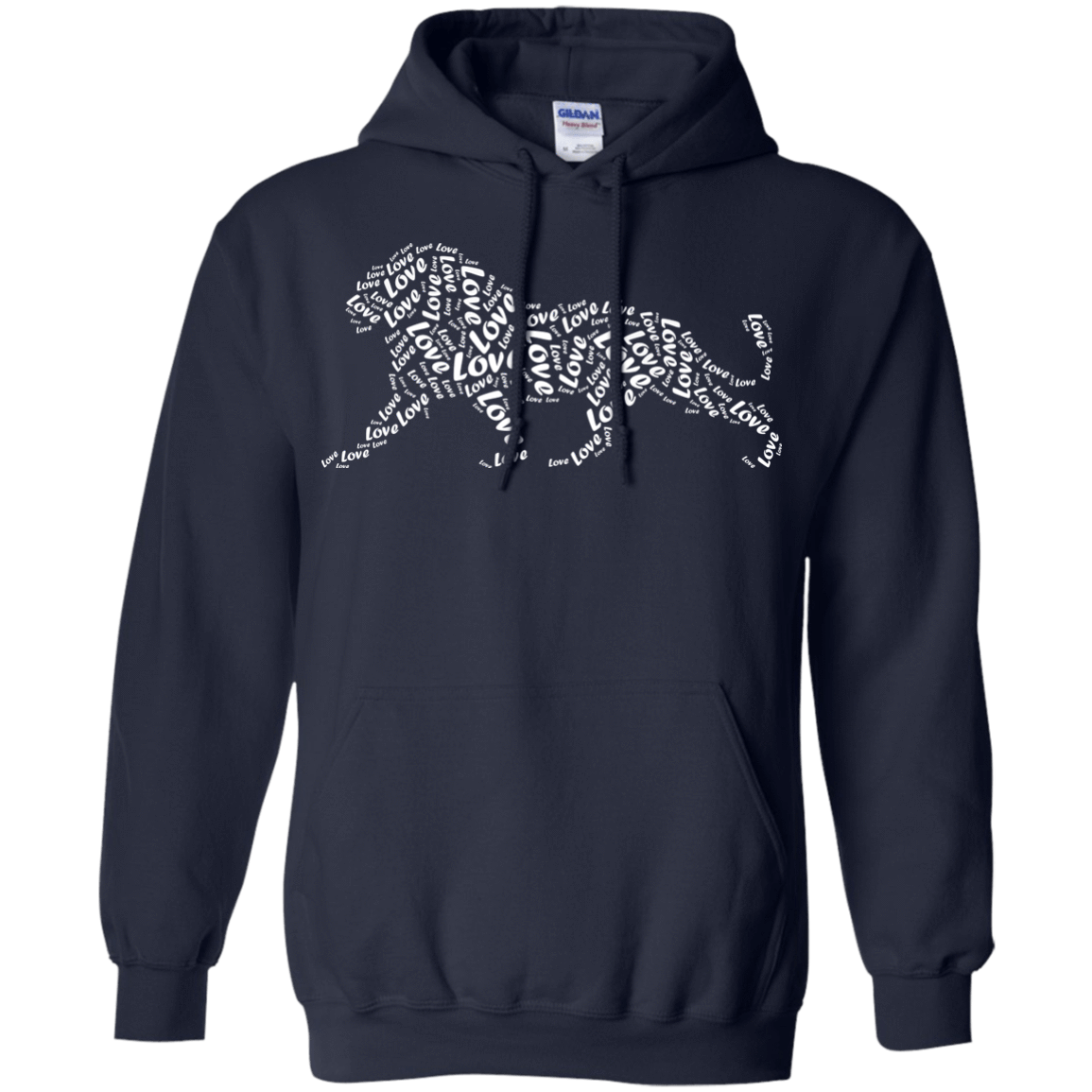 I Love Lion T-Shirt Word Graphic Tee T-Shirt & Hoodie | Teecentury.com