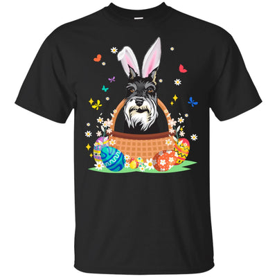 Schnauzer Bunny Hat Rabbit Easter Eggs T-Shirt & Hoodie | Teecentury.com