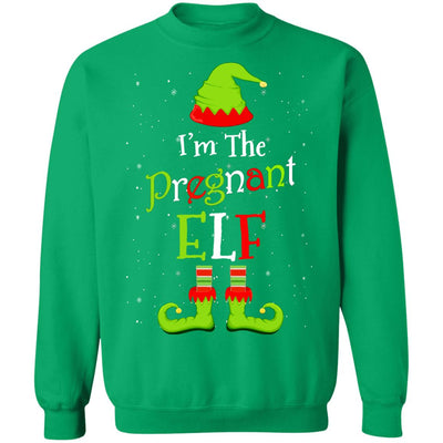 I'm The Pregnant Elf Family Matching Funny Christmas Group Gift T-Shirt & Sweatshirt | Teecentury.com