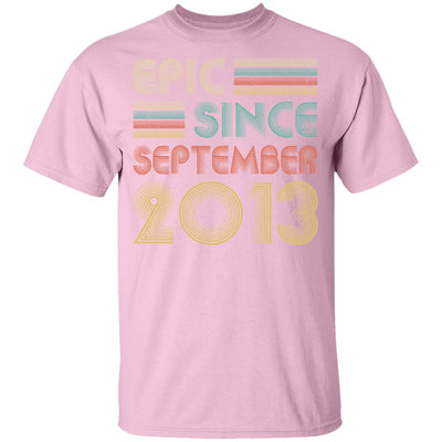 Epic Since September 2013 Vintage 9th Birthday Gifts Youth Youth Shirt | Teecentury.com