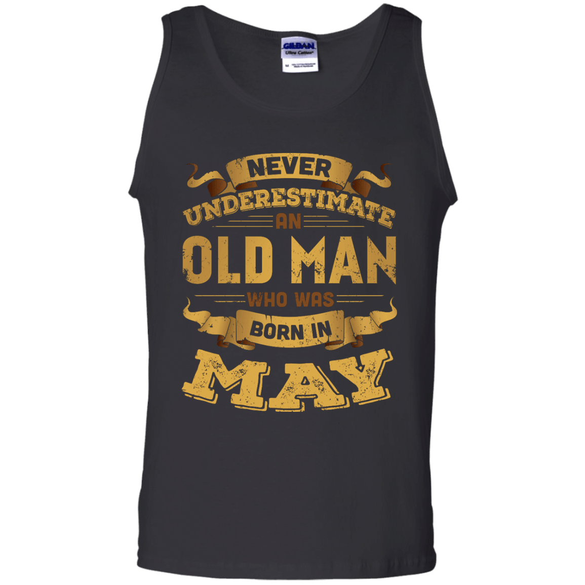 Never Underestimate An Old Man Who Was Born In May T-Shirt & Hoodie | Teecentury.com