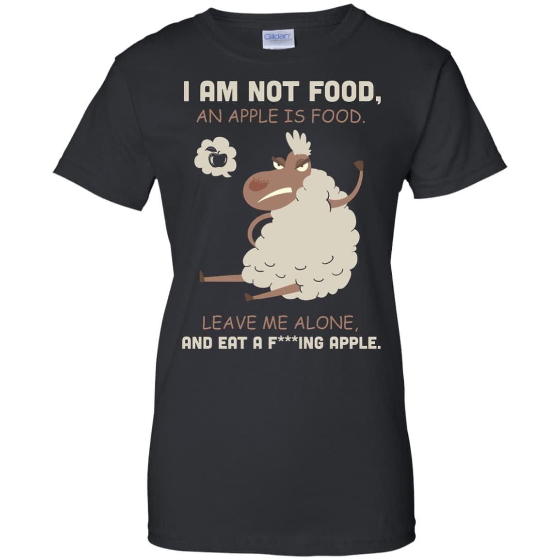 I Am Not Food An Apple Is Food Leave Me Alone Vegetables T-Shirt & Hoodie | Teecentury.com