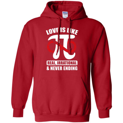 Love Is Like Pi Math 3.14 Pi Day Gift T-Shirt & Hoodie | Teecentury.com