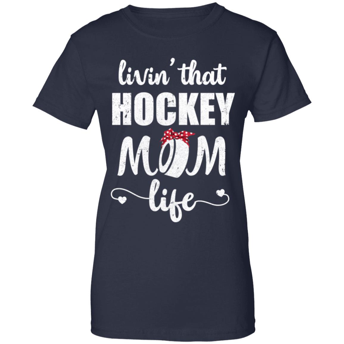 Living That Hockey Mom Life Mothers Day Gifts T-Shirt & Tank Top | Teecentury.com