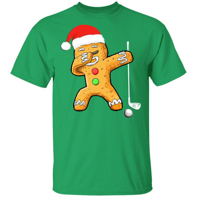 Dabbing Gingerbread Santa Golf Christmas Pajama Gifts T-Shirt & Sweatshirt | Teecentury.com