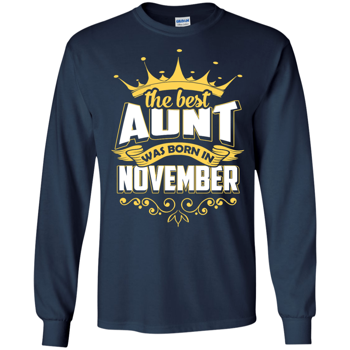 The Best Aunt Was Born In November T-Shirt & Hoodie | Teecentury.com