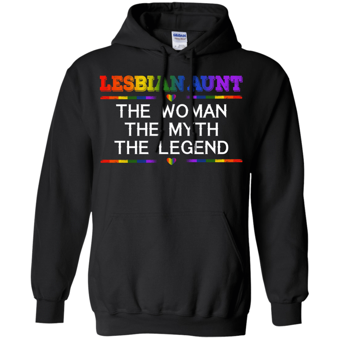 Lesbian Aunt The Woman The Myth The Legend T-Shirt & Hoodie | Teecentury.com