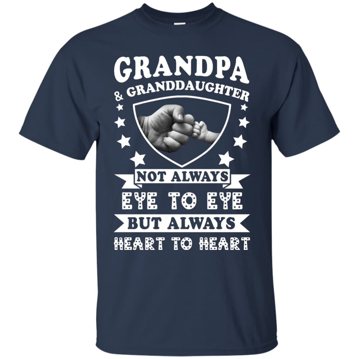 Grandpa And Granddaughter Not Always Eye To Eye T-Shirt & Hoodie | Teecentury.com