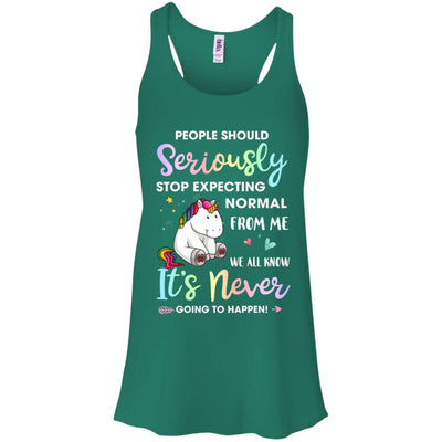 People Should Stop Expecting Normal From Me Unicorn T-Shirt & Tank Top | Teecentury.com