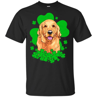 Golden Retriever St. Patrick's Day Clovers T-Shirt & Hoodie | Teecentury.com